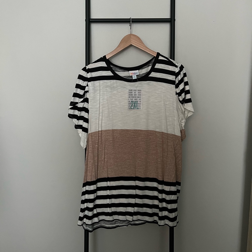 LLR Olive Tulip Sleeve Tee